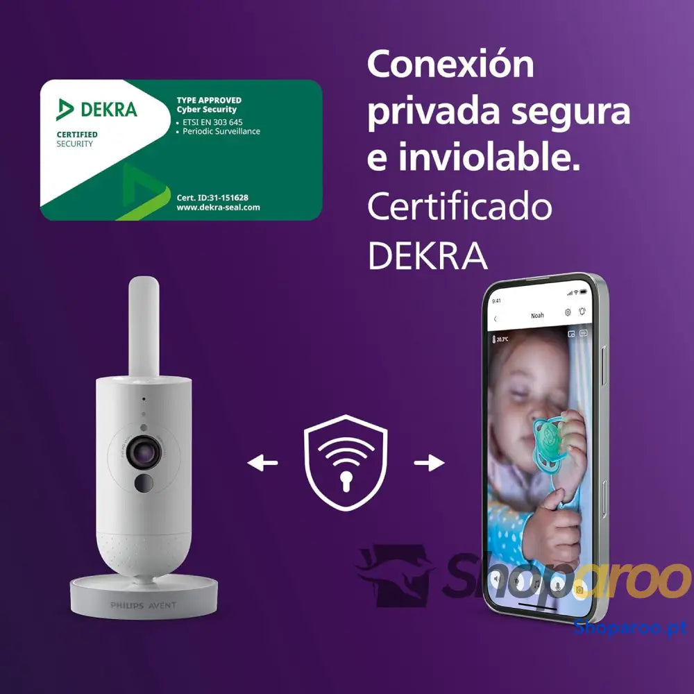 Philips Avent monitor de bebé conectado premium o mais avançado da até à data monitorização do sono e respiração por IA