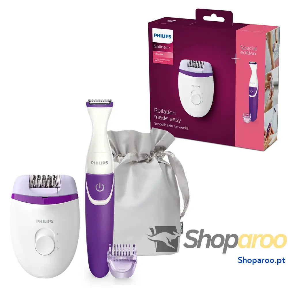 Philips Depiladora mulher Satinelle compacta 2 posições de velocidade BRP275/30 branco