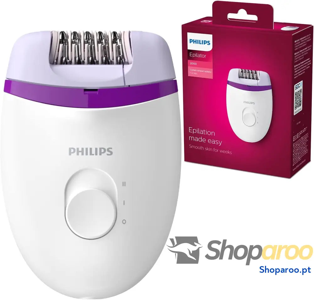 Philips Depiladora mulher Satinelle compacta 2 posições de velocidade BRP275/30 branco