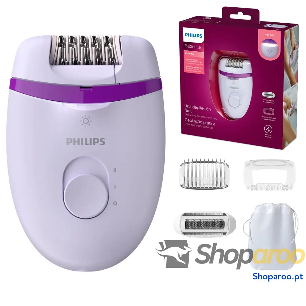 Philips Depiladora mulher Satinelle compacta 2 posições de velocidade BRP275/30 branco