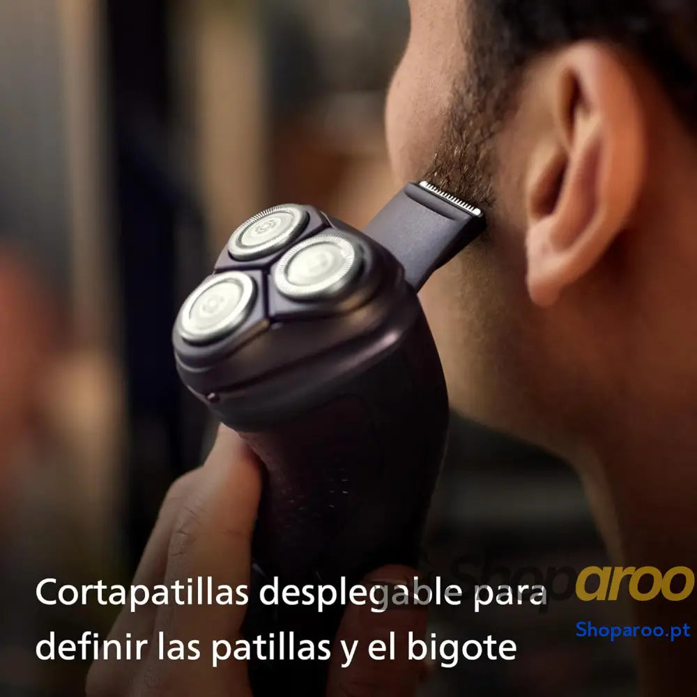 Philips Série X3000 Máquina de barbear elétrica para homem máquina com cortinadores 27 lâminas cuidado da pele 40 min
