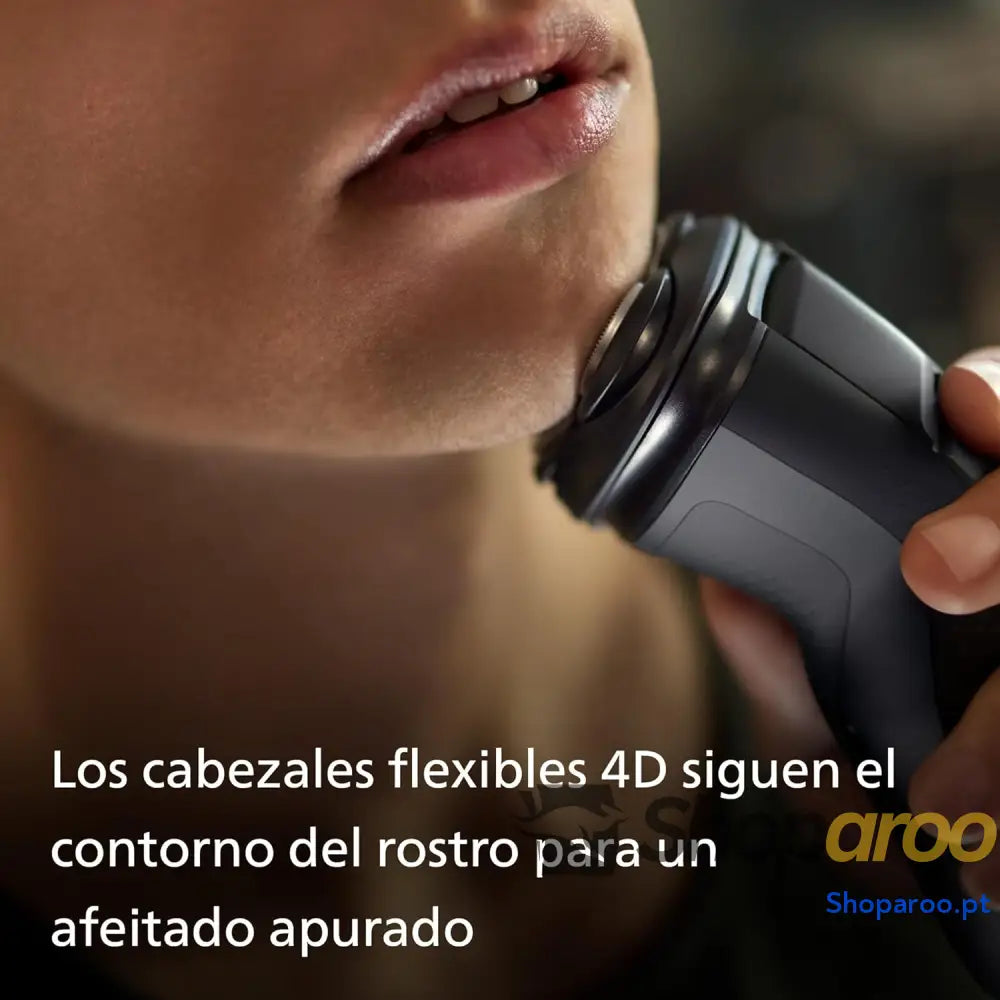 Philips Série X3000 Máquina de barbear elétrica para homem máquina com cortinadores 27 lâminas cuidado da pele 40 min