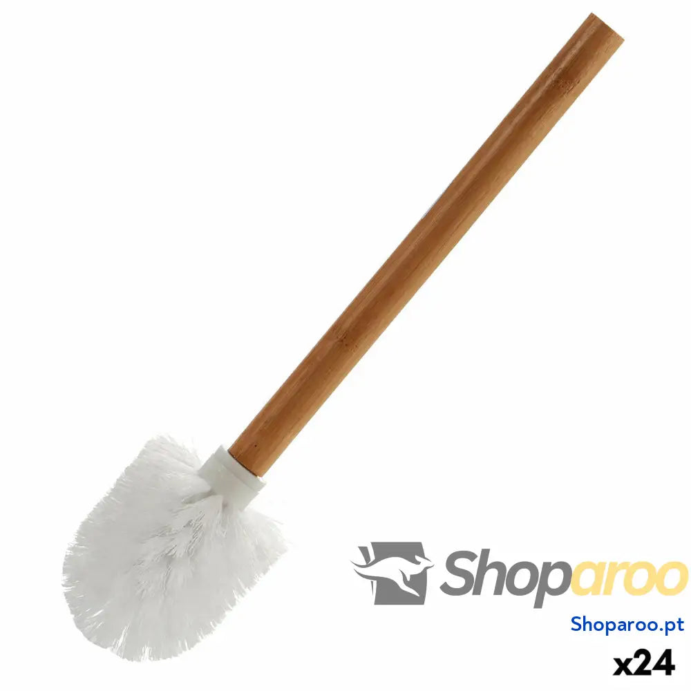 Piaçaba Berilo 22098 Branco Castanho Bambu 8 x 35,5 cm (24 Unidades)