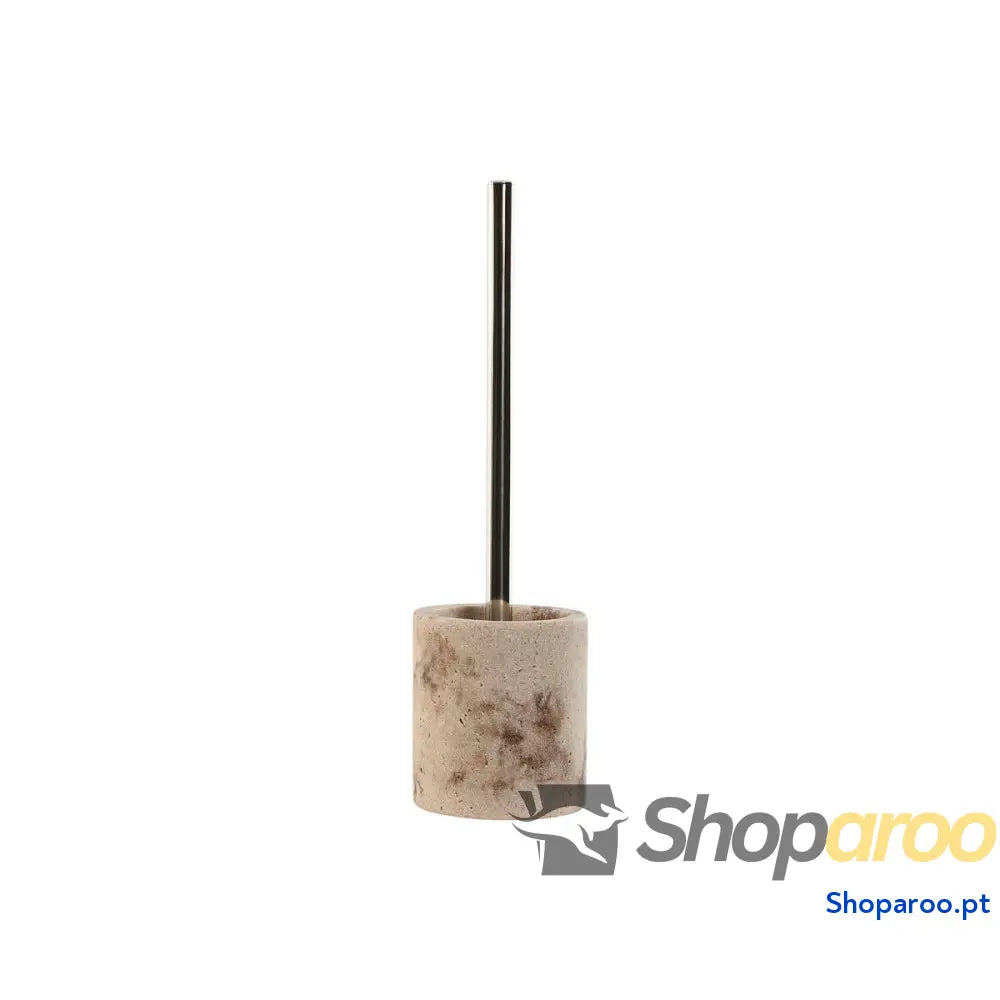 Piaçaba Home ESPRIT Creme Prateado Resina Polietileno 10,5 x 37 cm