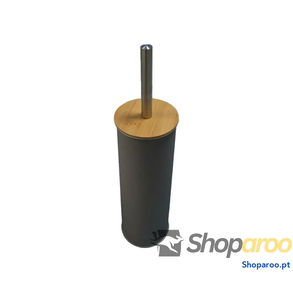 Piaçaba Versa Preto Metal Bambu 38,4 cm