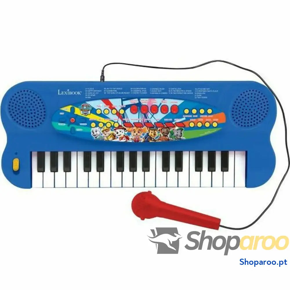 Piano Eletrónico Lexibook The Paw Patrol Microfone Elétrica