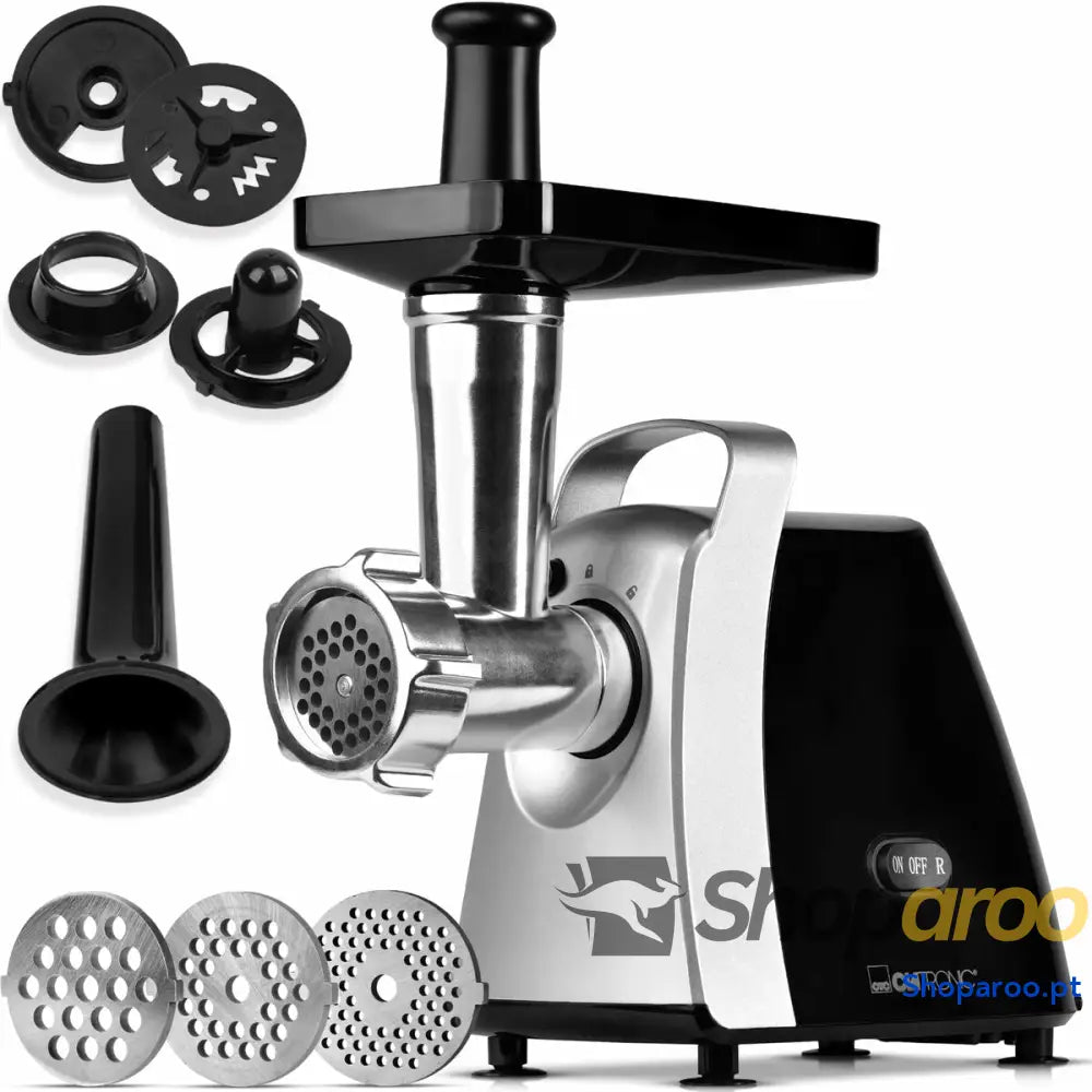 Picadora Clatronic FW 3803 Preto Prateado Aço inoxidável 1000 W