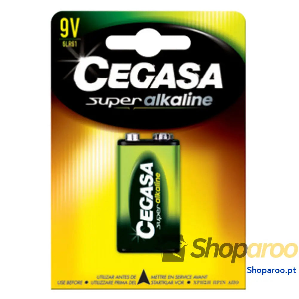 Pilha Alcalina Cegasa B.6LR61 9V