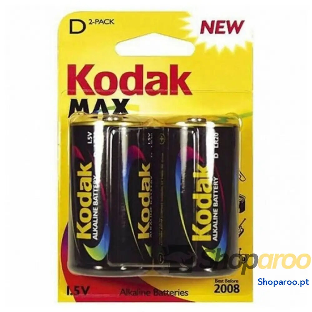Pilha Alcalina Kodak LR20 1,5 V (2 pcs)