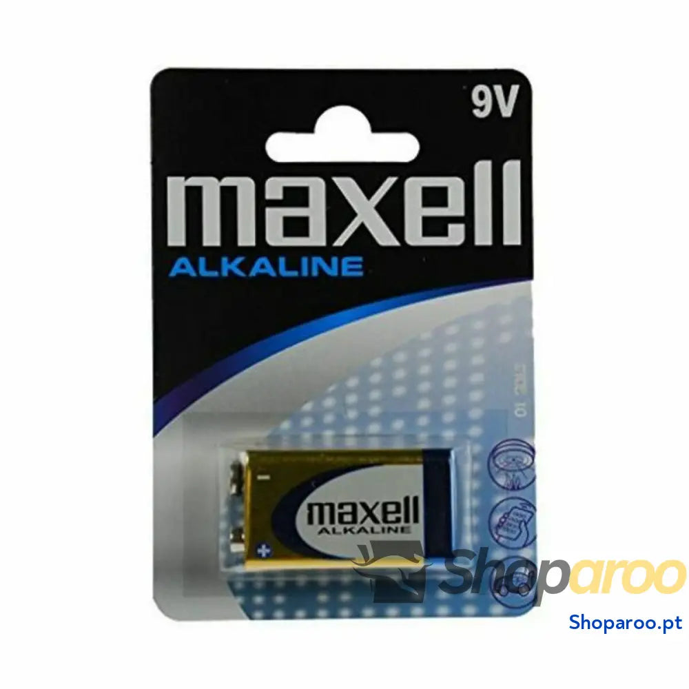 Pilha Alcalina Maxell 6LR61-MN1604 LR61 9V 1,5 V (1 Unidade)