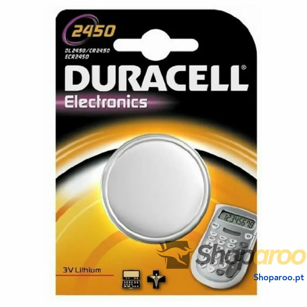 Pilha de Botão de Lítio DURACELL Duracell 2450 3 V