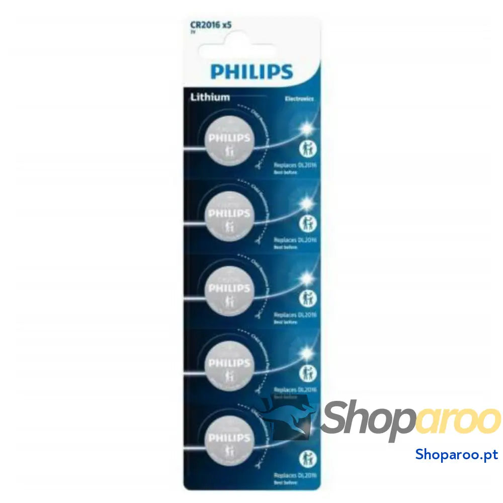 Pilha de Botão de Lítio Philips CR2016P5/01B 3 V