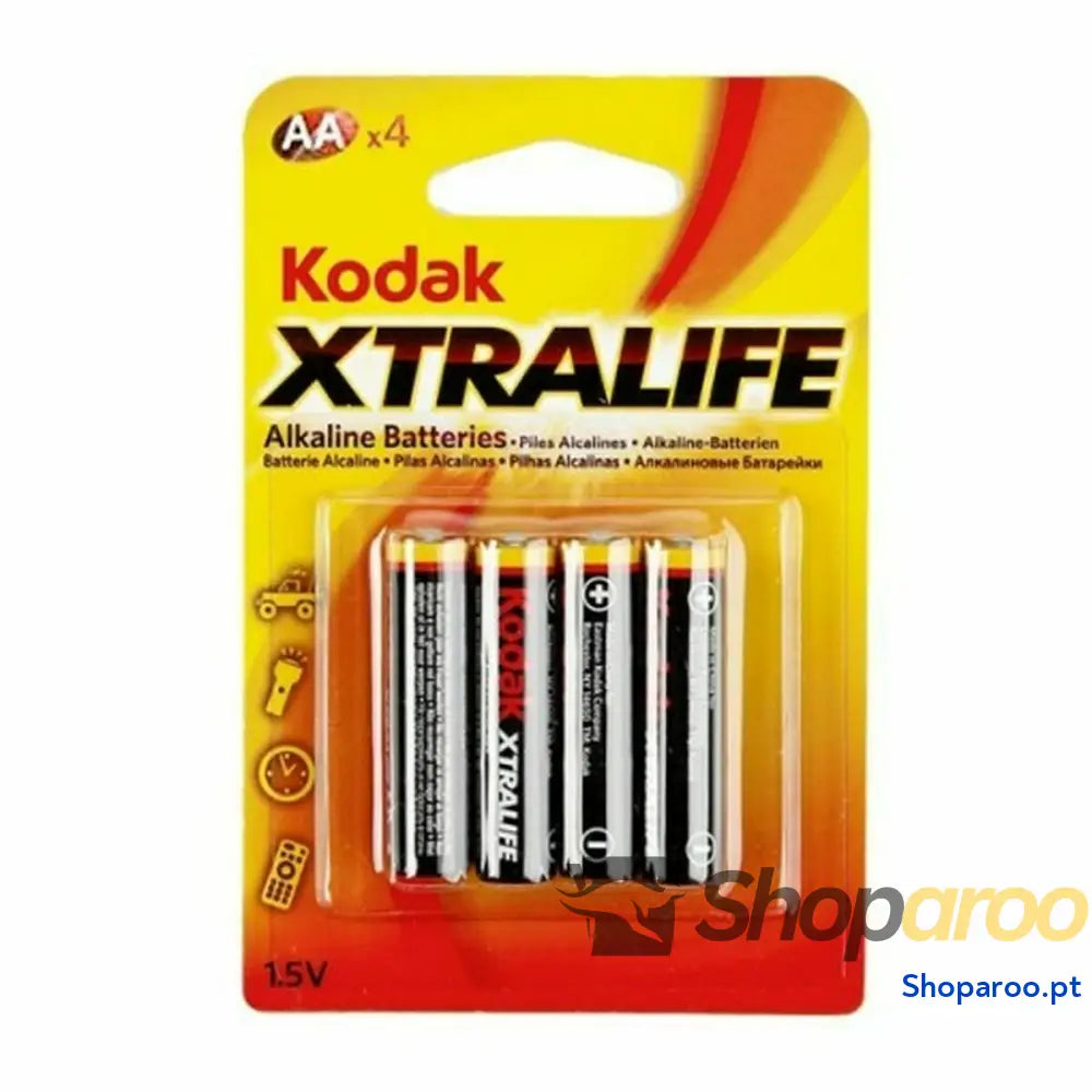 Pilha Kodak AA 1,5 V 2700 mAh 2700 mAh 1,5 V AA (4 Unidades)