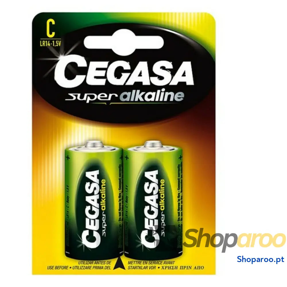 Pilhas Alcalinas Cegasa B.LR14 C 1,5V (2 uds)