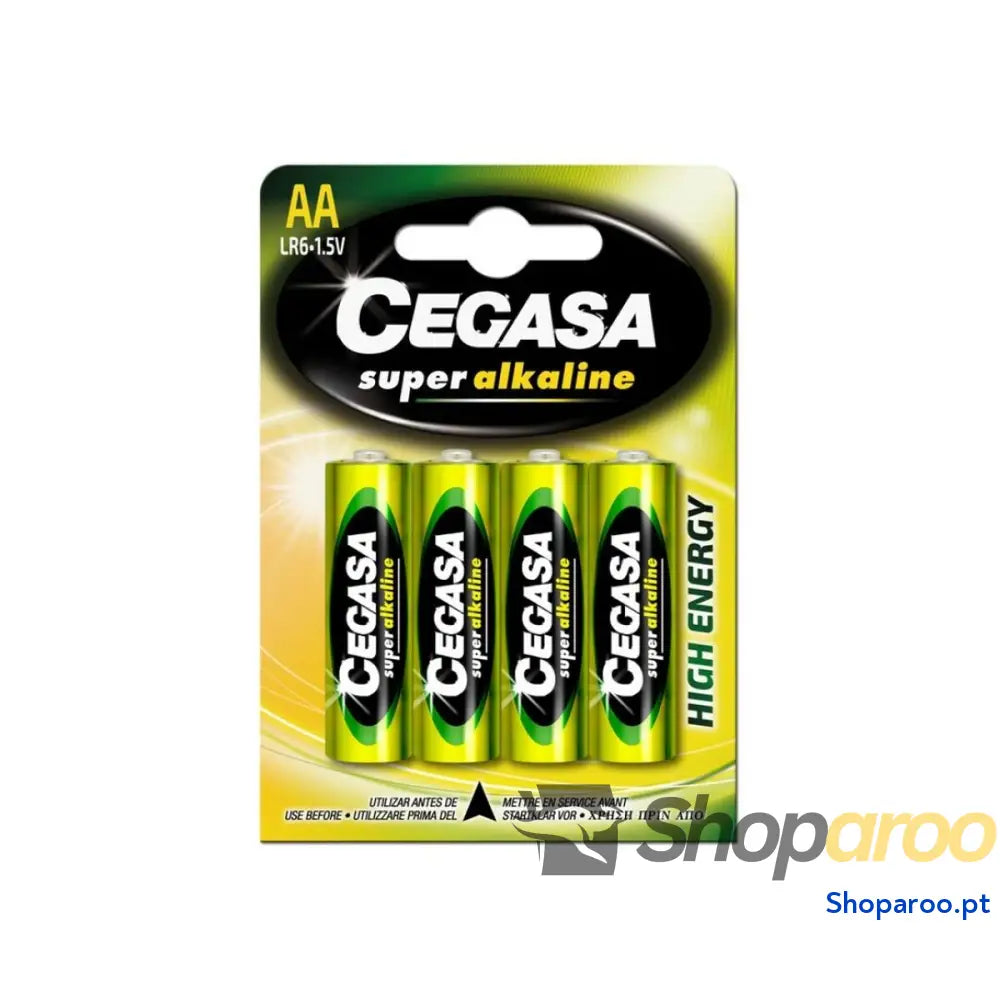 Pilhas Alcalinas Cegasa B.LR6 AA 1,5V (4 uds)