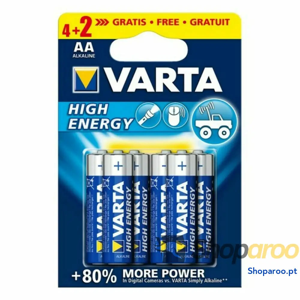 Pilhas Alcalinas Varta 4906121436 AA 1.55 V