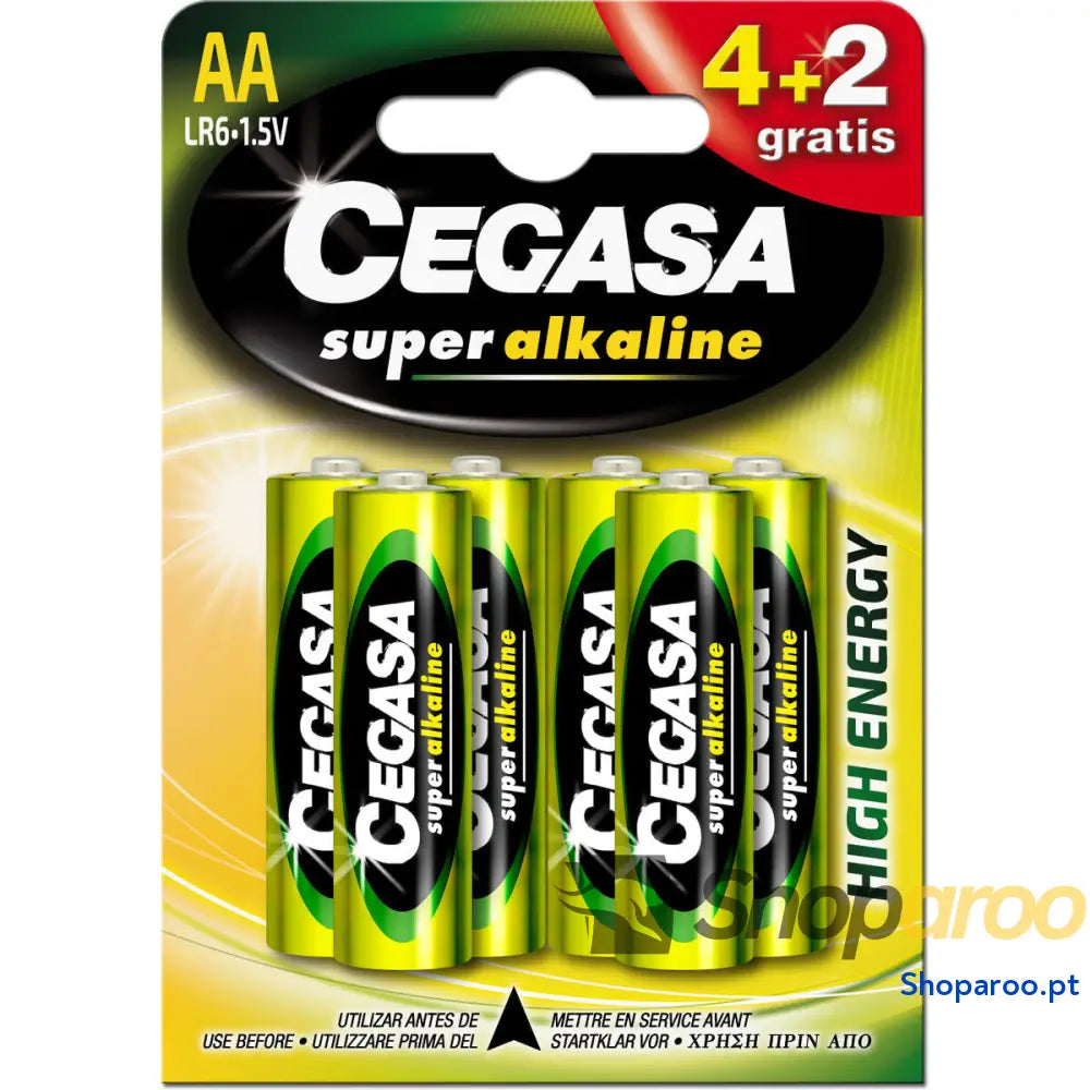 Pilhas Cegasa LR06 1,5 V (4 Unidades)