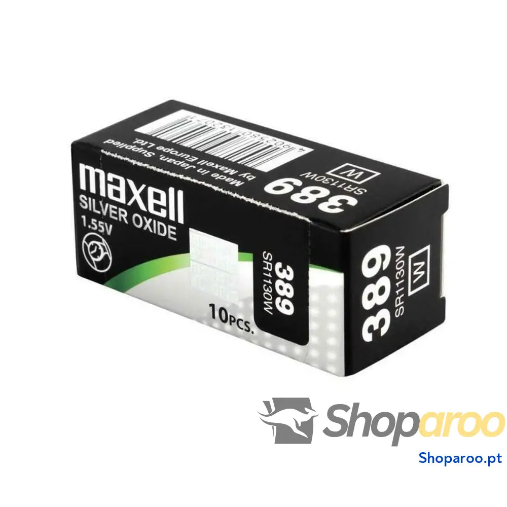 Pilhas de Botão Maxell SR1130W 389 1,55 V Pilhas de Botão