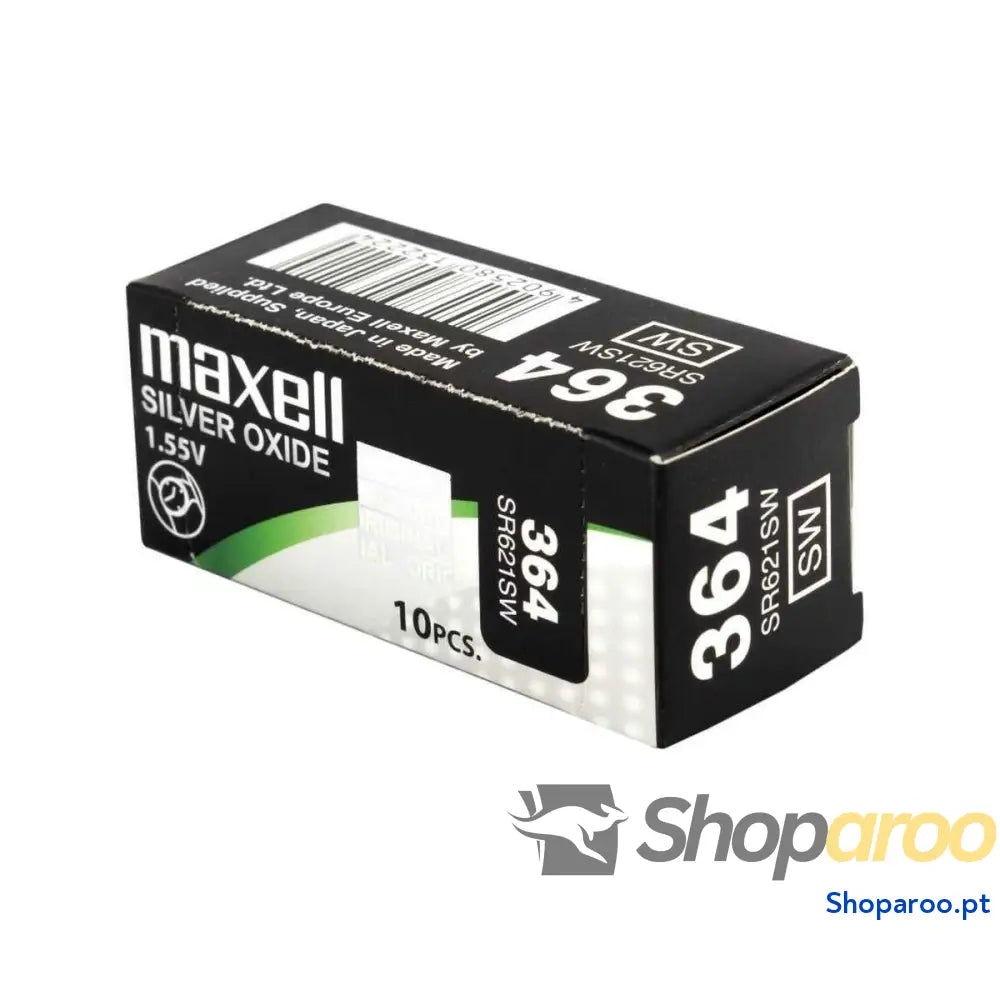 Pilhas de botão Maxell SR621SW 364 1,55 V Pilhas de Botão