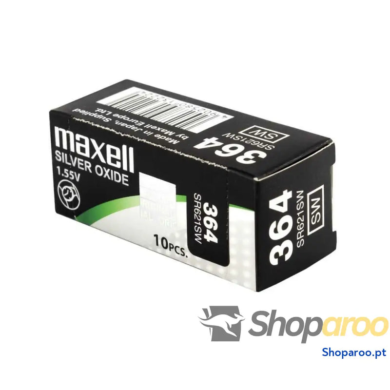Pilhas de botão Maxell SR621SW 364 1,55 V Pilhas de Botão