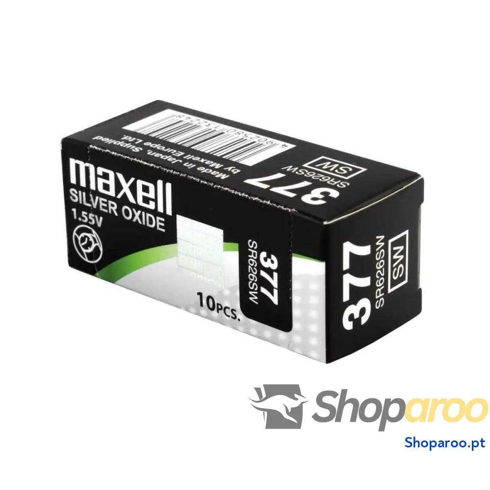 Pilhas de botão Maxell SR626SW 377 1,55 V Pilhas de Botão