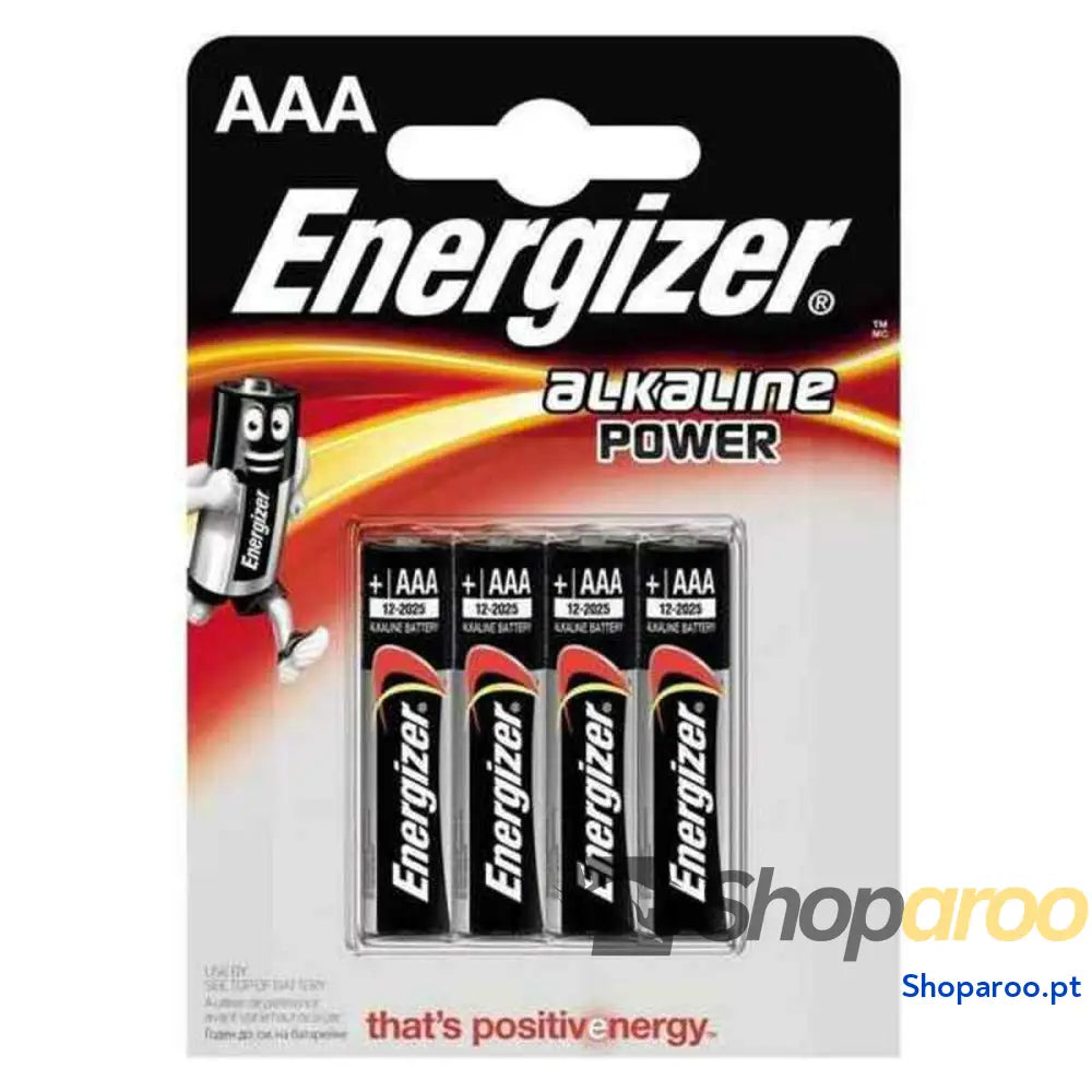 Pilhas Energizer 90081 1,5 V AAA LR03 (4 Unidades) (12 Unidades)