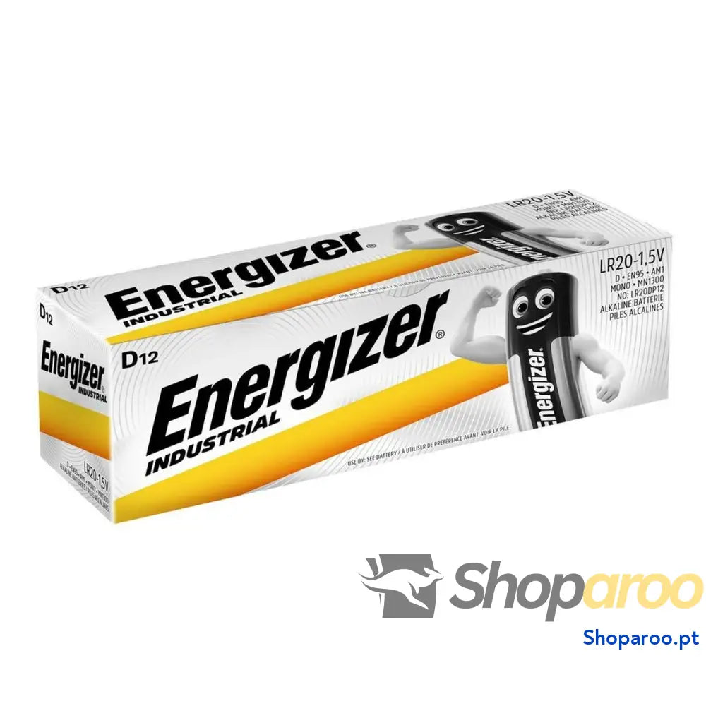 Pilhas Energizer LR20 1,5 V 12 V (12 Unidades)
