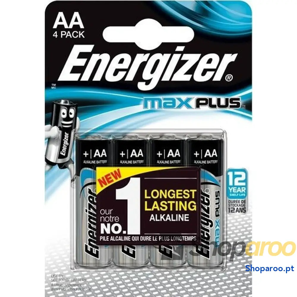 Pilhas Energizer Max Plus AA4 1,5 V AA (4 Unidades)