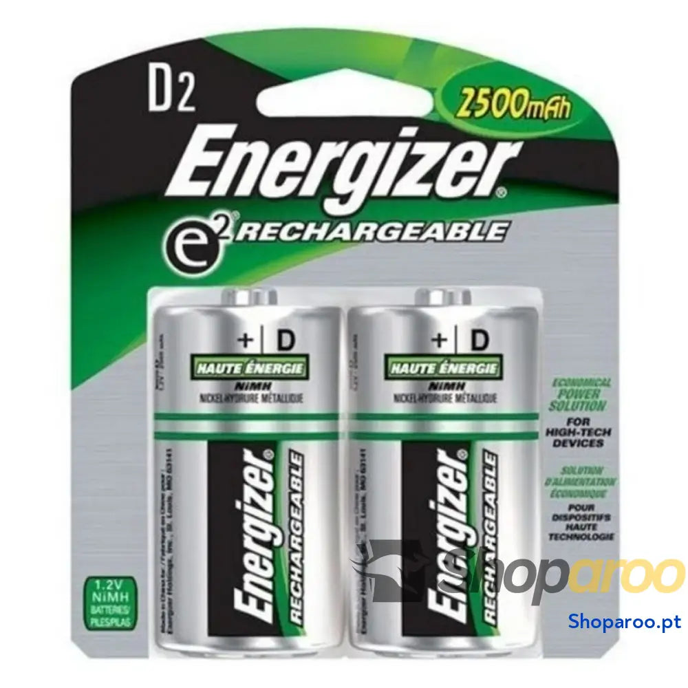 Pilhas Recarregáveis Energizer ENGRCD2500 1,2 V HR20 D2