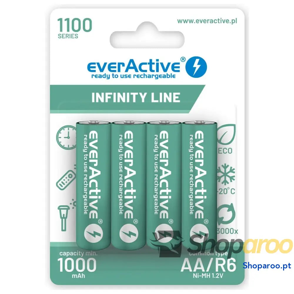 Pilhas Recarregáveis EverActive EVHRL6-1100 1,2 V