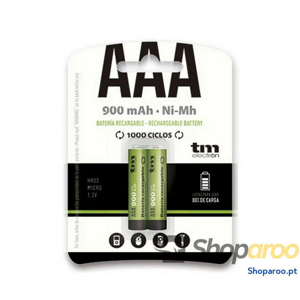 Pilhas Recarregáveis TM Electron Ni-Mh R03
