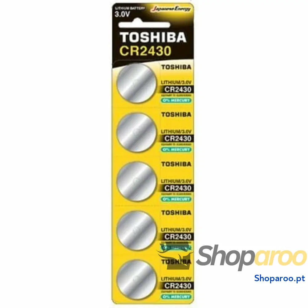 Pilhas Recarregáveis Toshiba CR2430-PW-BP-5 3 V