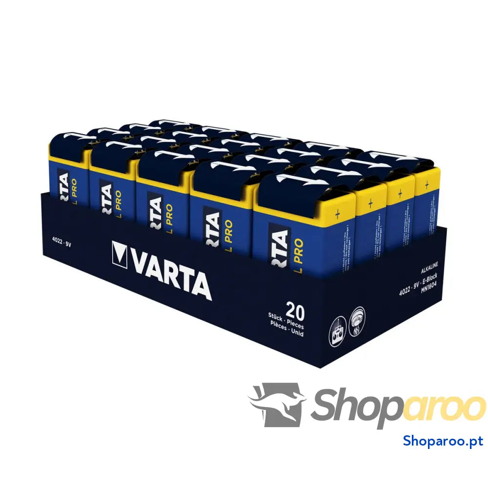 Pilhas Varta 6lr61 (20 Peças)