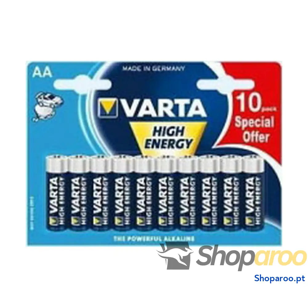 Pilhas Varta High Energy AA 10-pack (10 Peças)