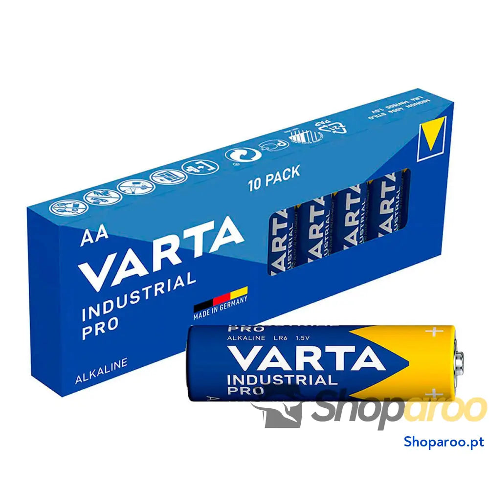 Pilhas Varta Industrial Pro AA LR06 1,5 V (10 Unidades)