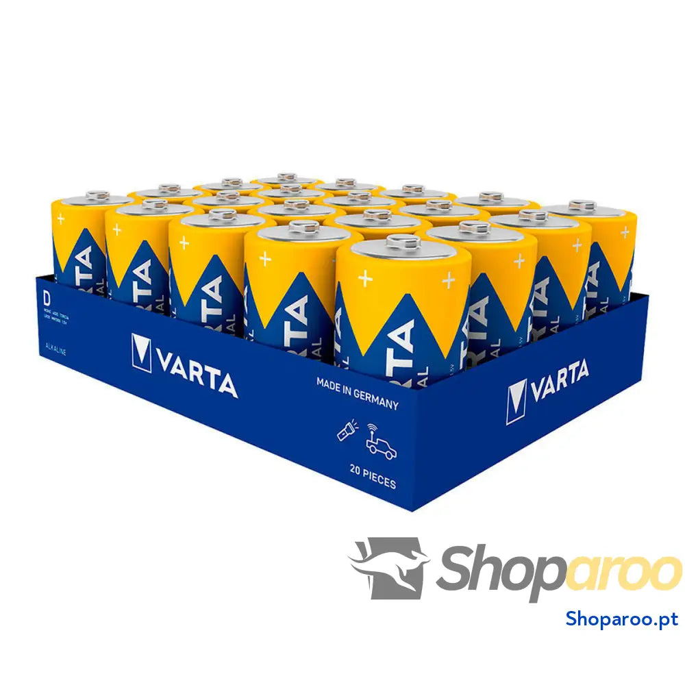 Pilhas Varta Industrial Pro LR20 1,5 V Tipo D (20 Unidades)