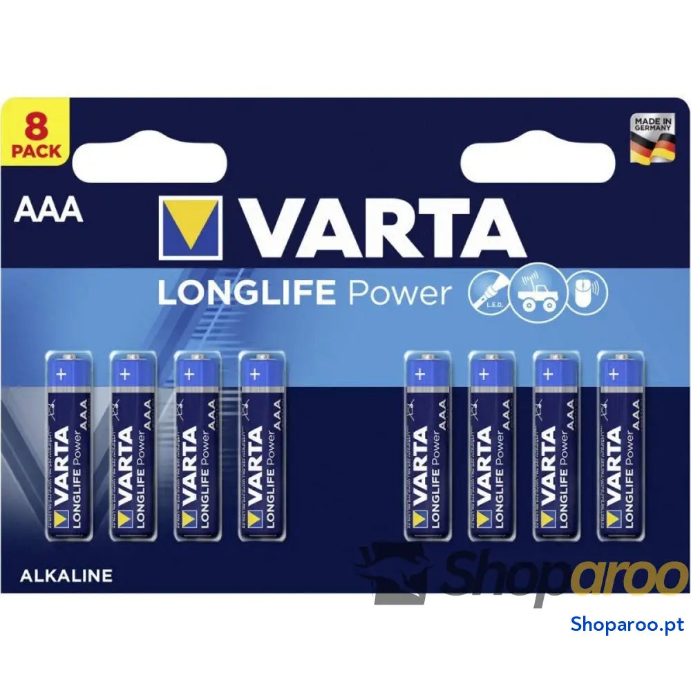 Pilhas Varta Long Life Power 1,5 V AAA LR3 LR03