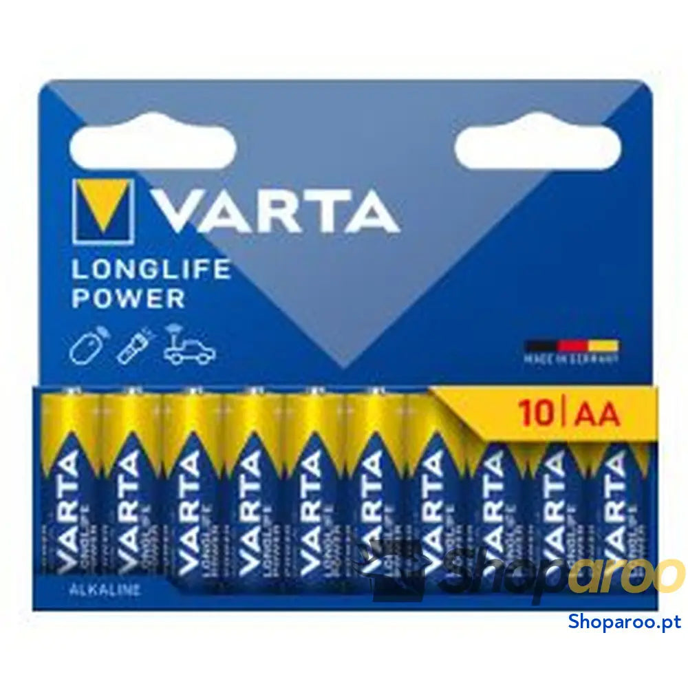 Pilhas Varta longlife power aa - lr06 1,5 V AA LR06 (10 Unidades)