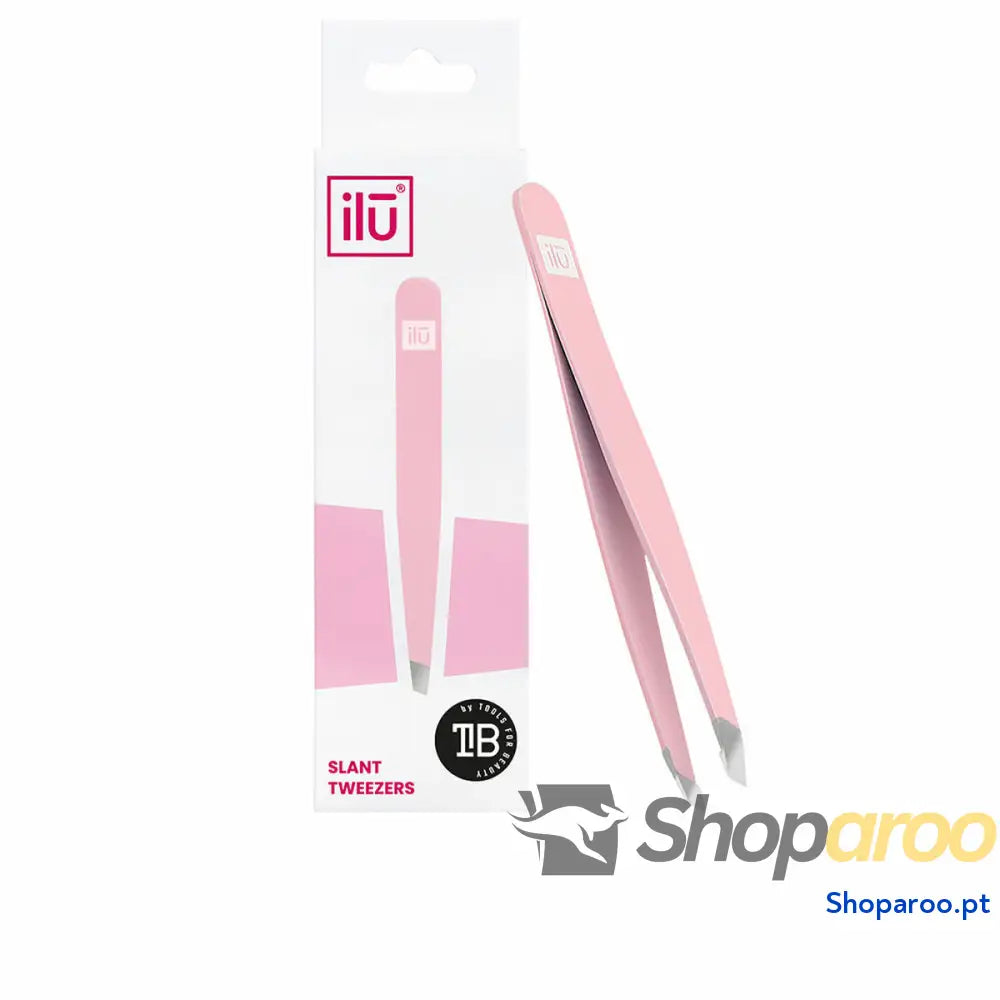 Pinças para Depilar Ilū Slant Cor de Rosa (1 Unidade)