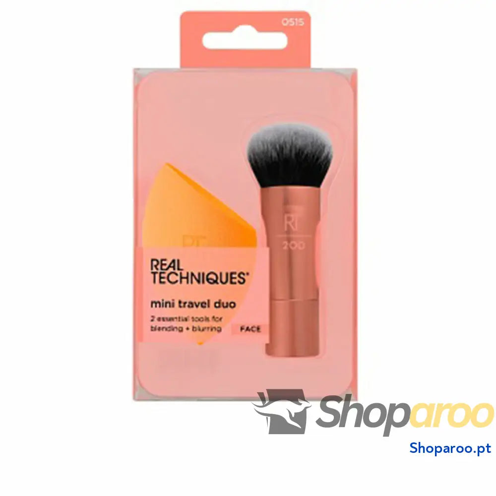 Pincel de Maquilhagem Real Techniques MINI TRAVEL 2 Peças