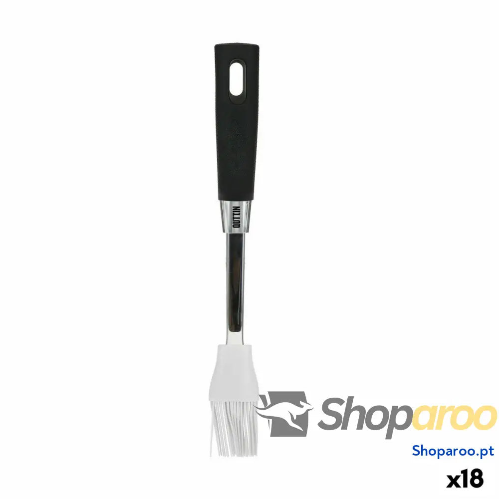 Pincel de Silicone Quttin Foodie Preto 28 x 4 cm 2 mm (18 Unidades)