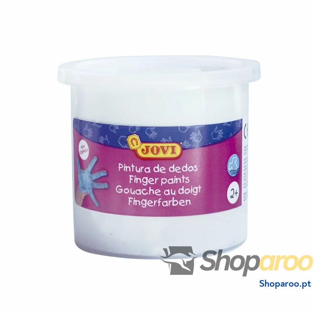 Pintura de Dedos Jovi 5 Unidades Pintura de Dedos Branco 125 ml