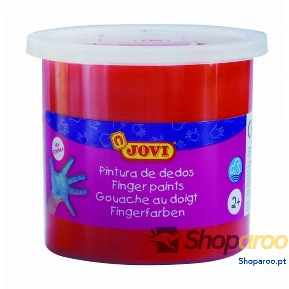 Pintura de Dedos Jovi 5 Unidades Vermelho 5 Peças 125 ml