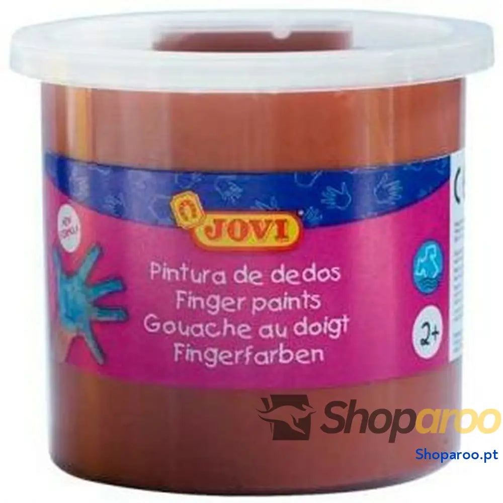 Pintura de Dedos Jovi Pintura de Dedos Castanho 5 Peças 125 ml