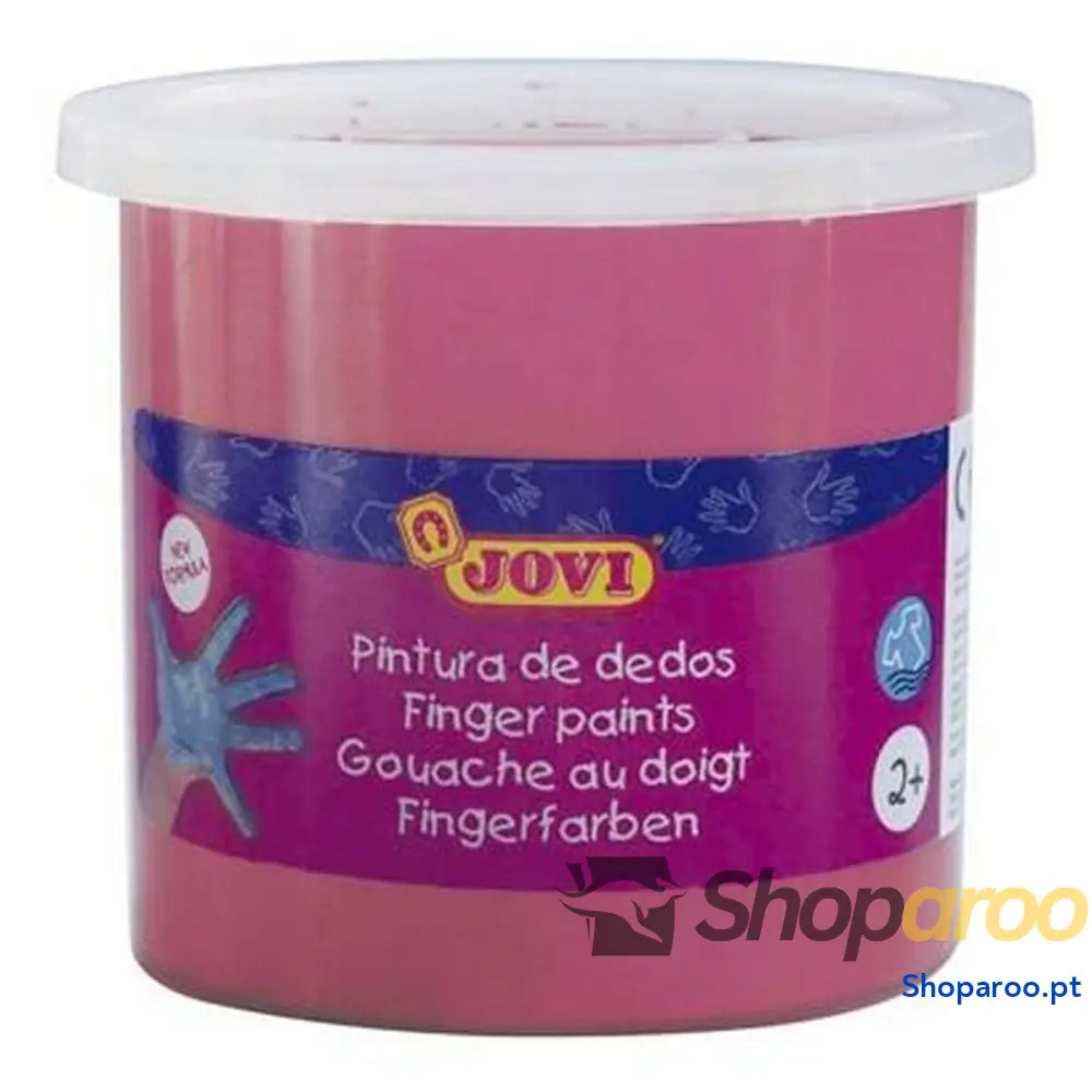 Pintura de Dedos Jovi Estojo 5 Peças Pintura de Dedos Magenta 125 ml