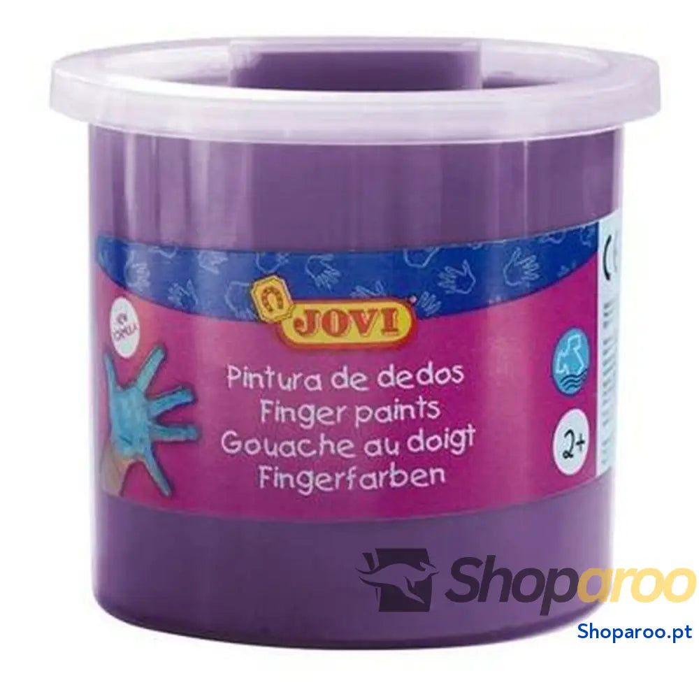 Pintura de Dedos Jovi Estojo 5 Peças Pintura de Dedos Violeta 125 ml