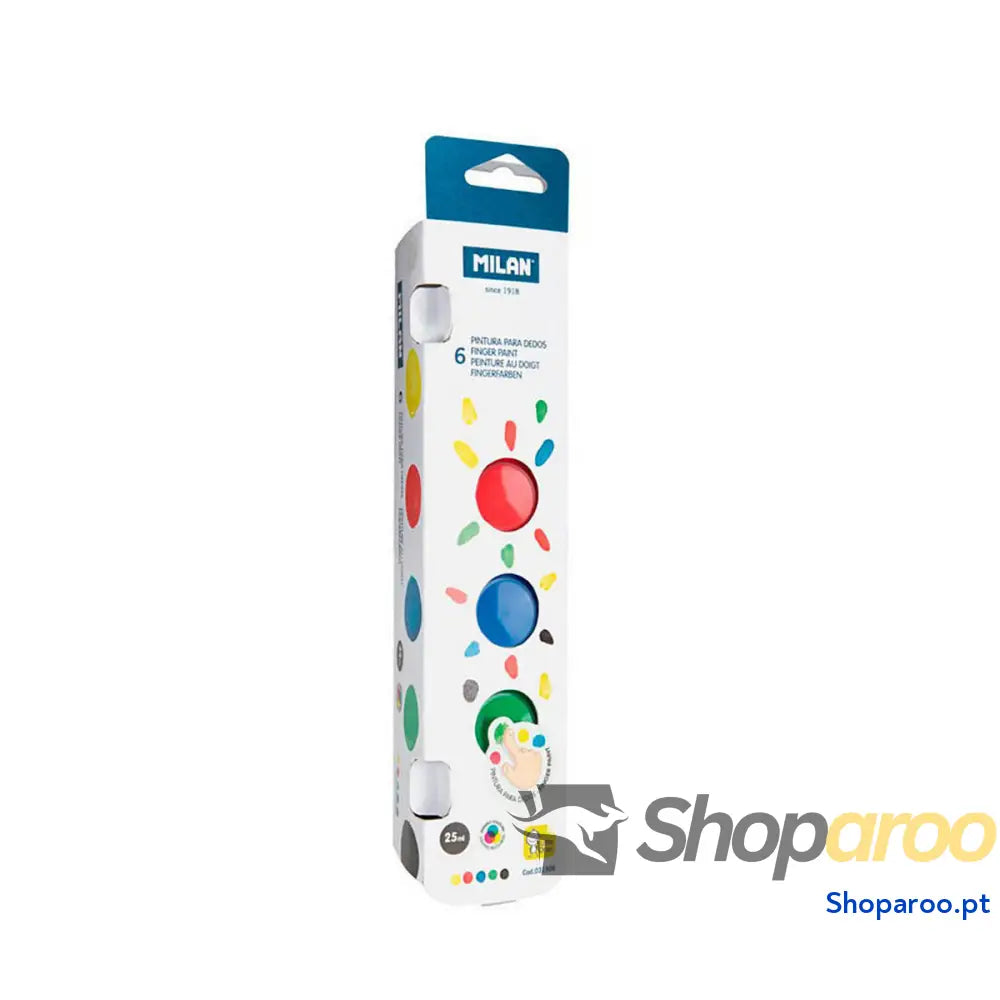 Pintura de Dedos Milan Azul Branco Multicolor 150 ml