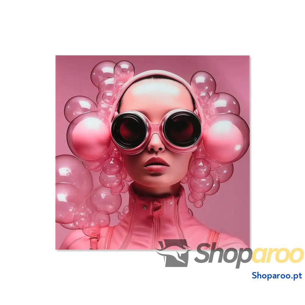 Pintura Home ESPRIT Cor de Rosa Impresso 120 x 4 cm