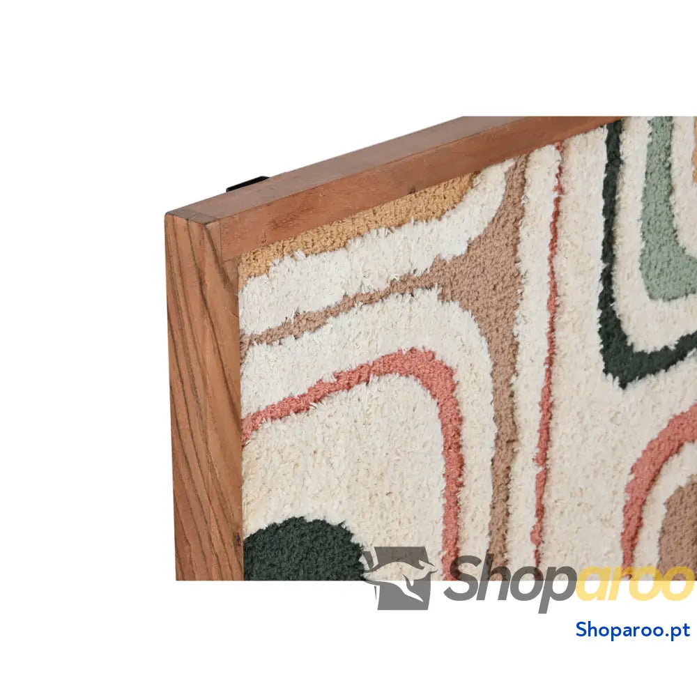 Pintura Home ESPRIT Verde Bege Moderno Escandinavo 75 x 3 105 cm (2 Unidades)