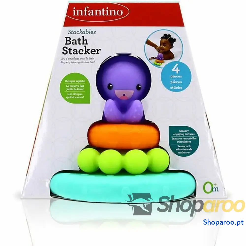 Pirâmide que Balança Infantino Octopus bath pyramid